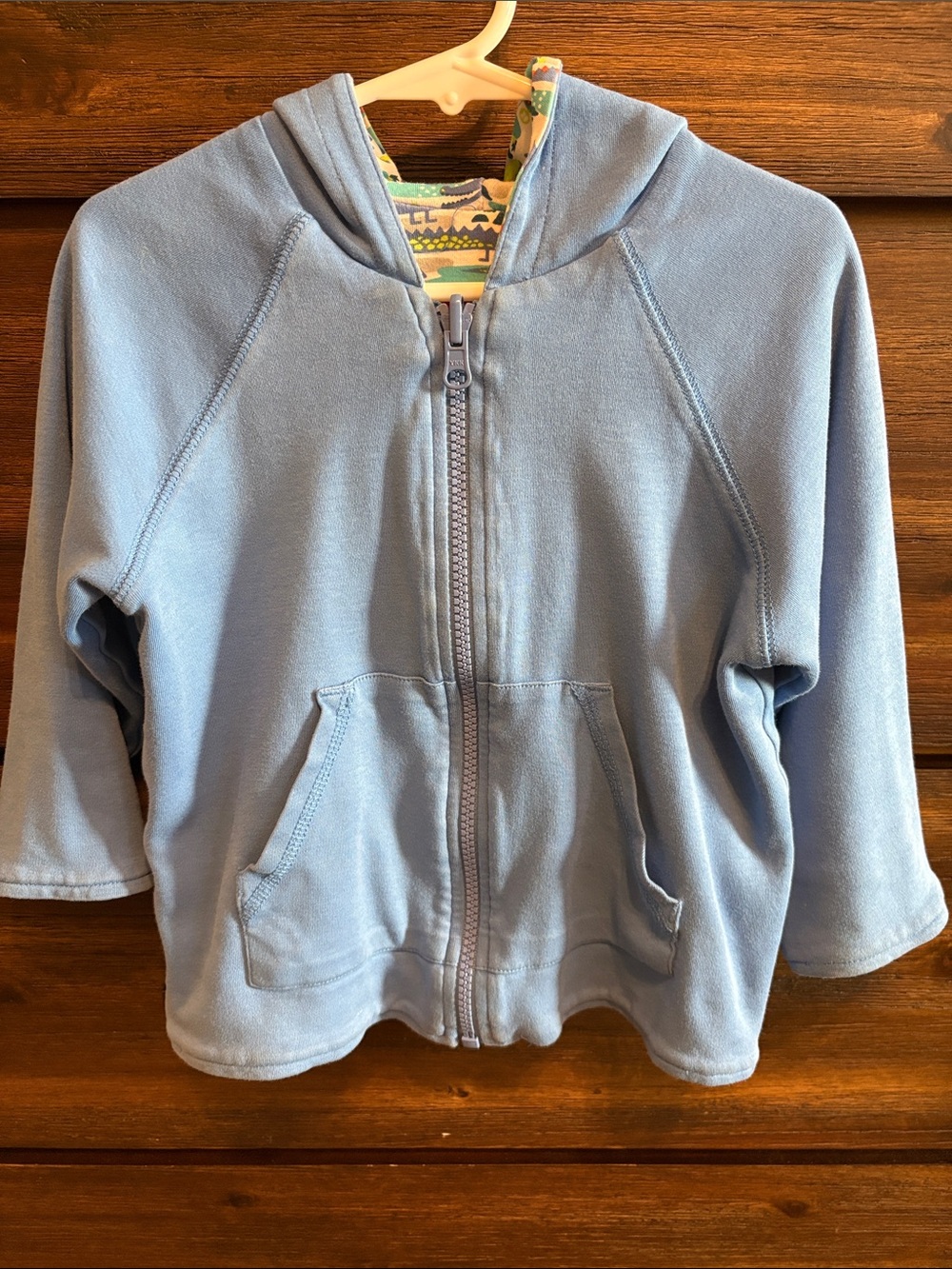 Zutano Reversable Zip-up Hoodie